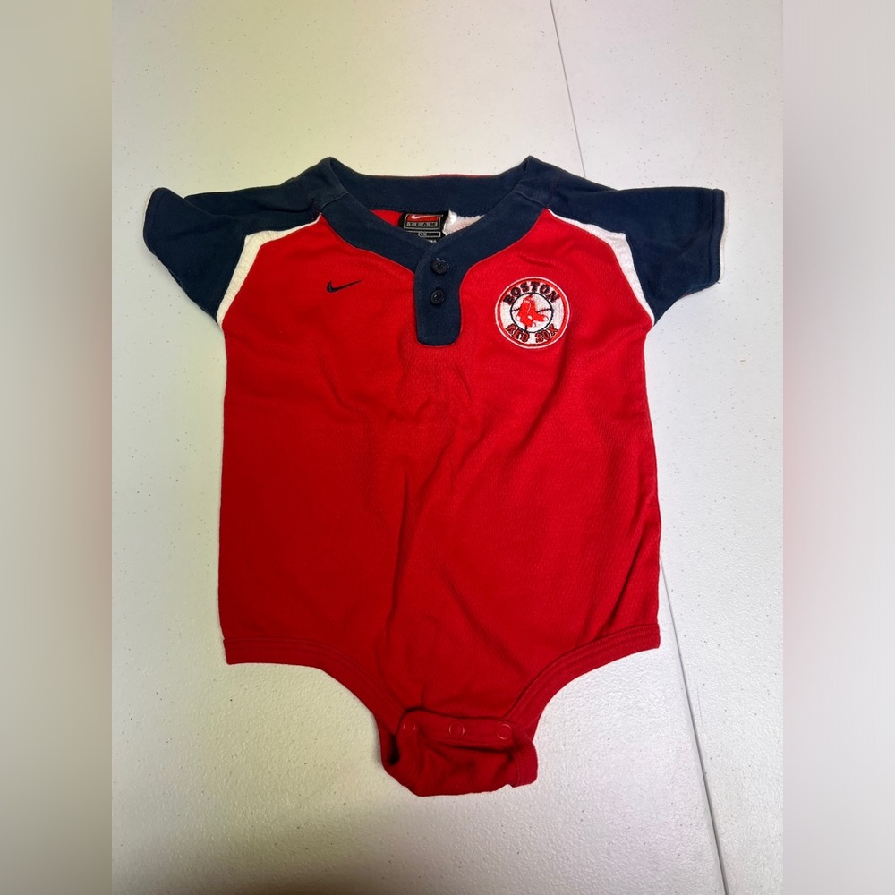 Boston Red Sox baby onesie